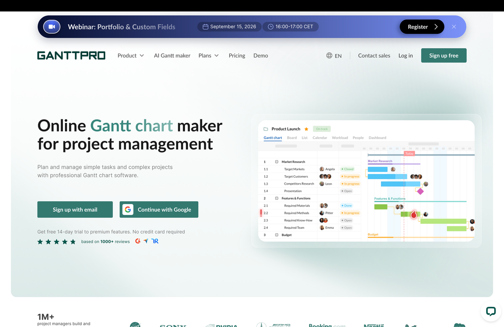 SEO layihə idarəetmə, project management, GanttPRO, Asana, ClickUp, Airtable, Teamwork,