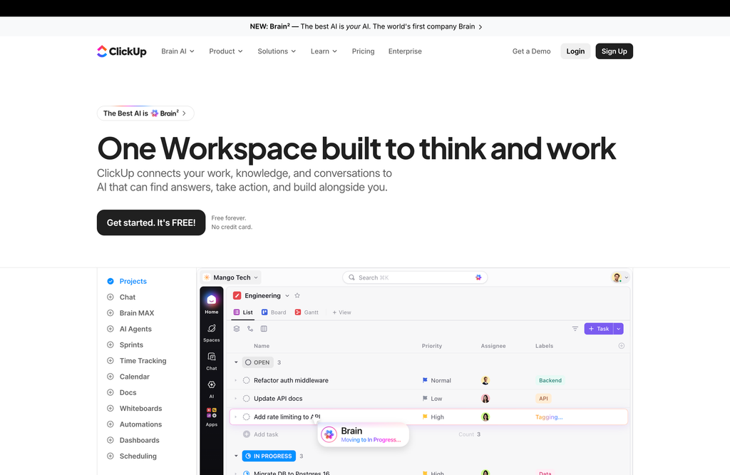 SEO layihə idarəetmə, project management, GanttPRO, Asana, ClickUp, Airtable, Teamwork,
