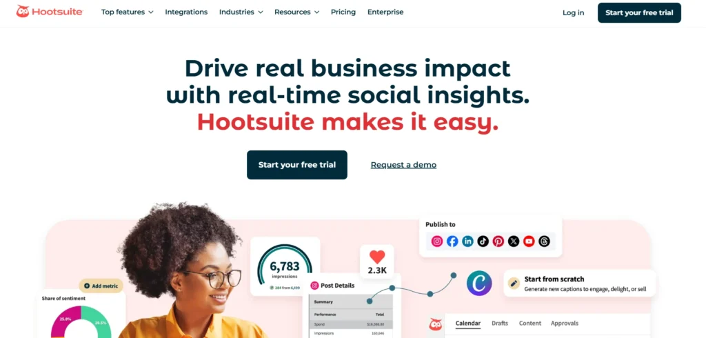 digital marketing ai tool hootsuite