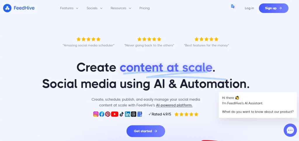 digital marketing ai tool feedhive