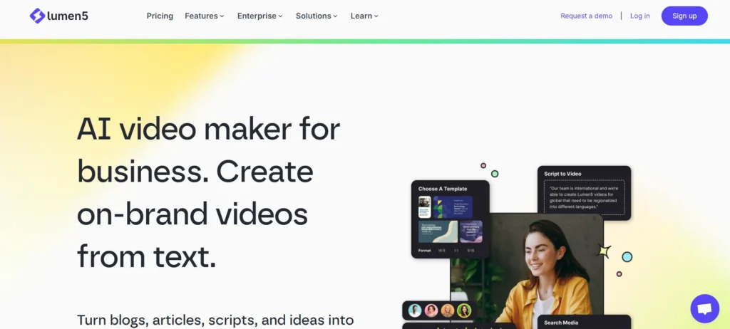 digital marketing ai tool lumen5
