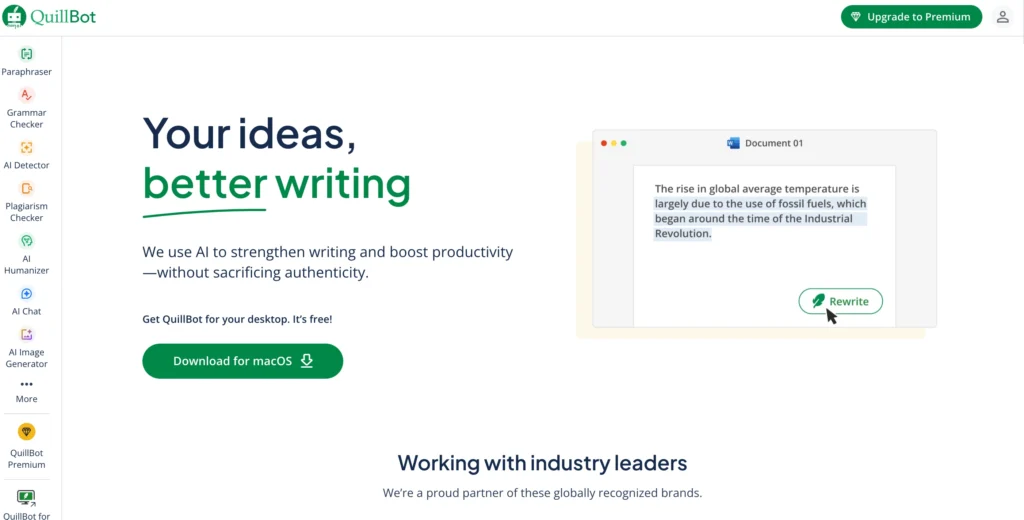 digital marketing ai tool quillbot