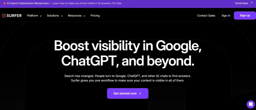 digital marketing ai tool surfer seo
