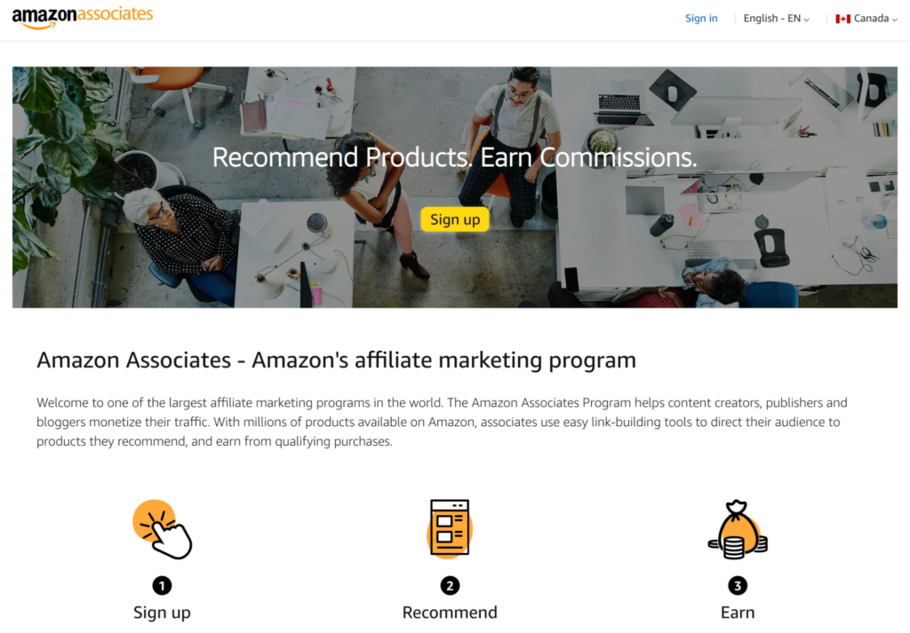 Amazon Affiliate, affiliate marketing