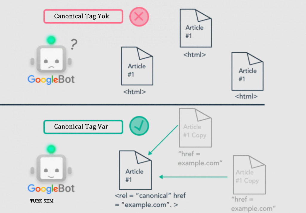 canonical tag, rel canonical, dublikat məzmun, SEO texniki audit, self-referencing canonical, Google Search Console, Screaming Frog, crawl budget, hreflang, indekslənmə, SERP sıralama